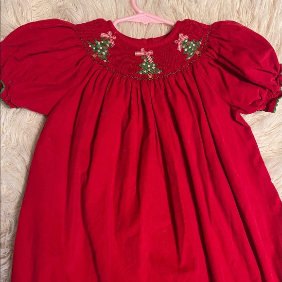 southern sunshine Other - Smocked red Christmas maxi dress